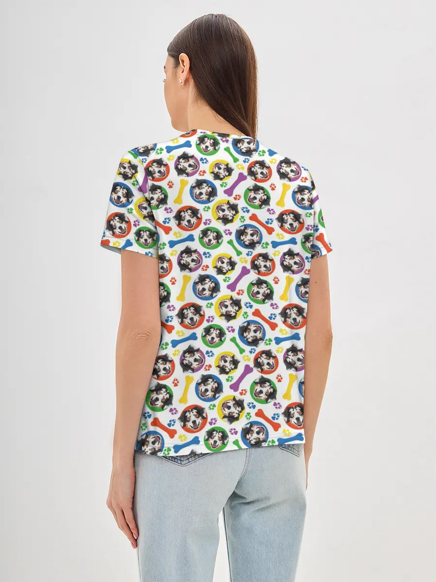 Женская базовая футболка / Австралийская Овчарка