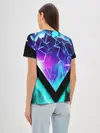 Женская базовая футболка / NEON GEOMETRY