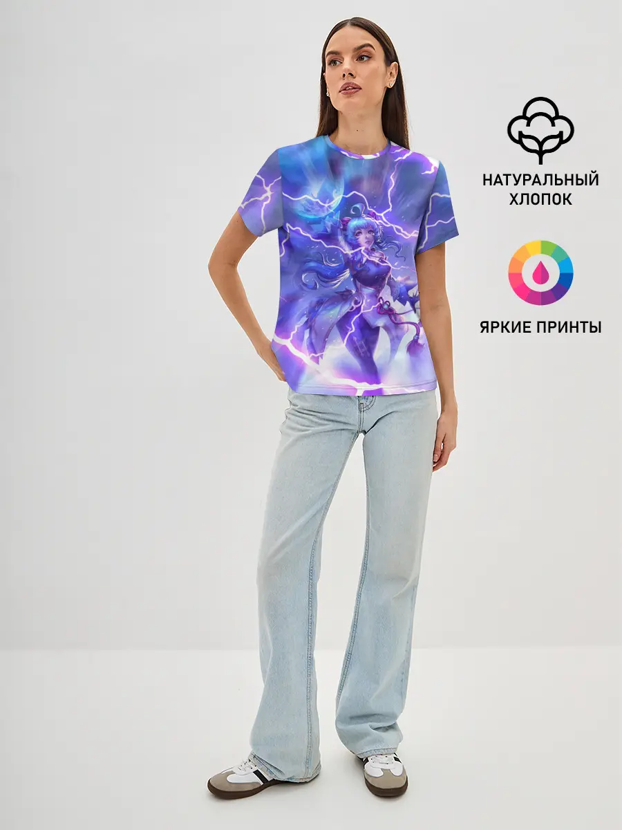 Женская базовая футболка / Genshin Impact | Геншин Импакт