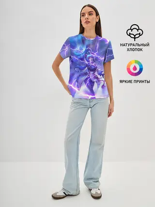 Женская базовая футболка / Genshin Impact | Геншин Импакт