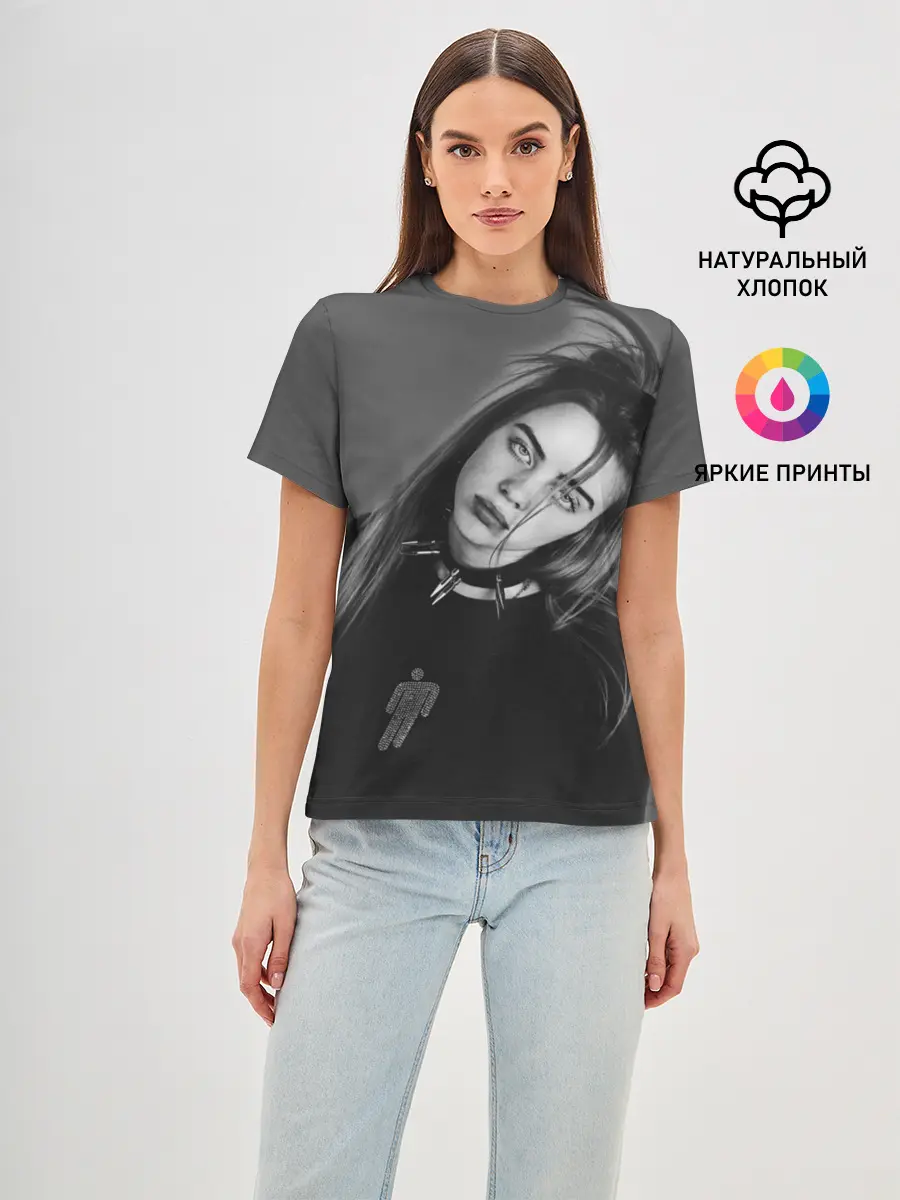 Женская базовая футболка / BILLIE EILISH