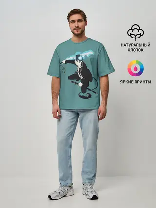 Мужская футболка оверсайз / Rin Okumura