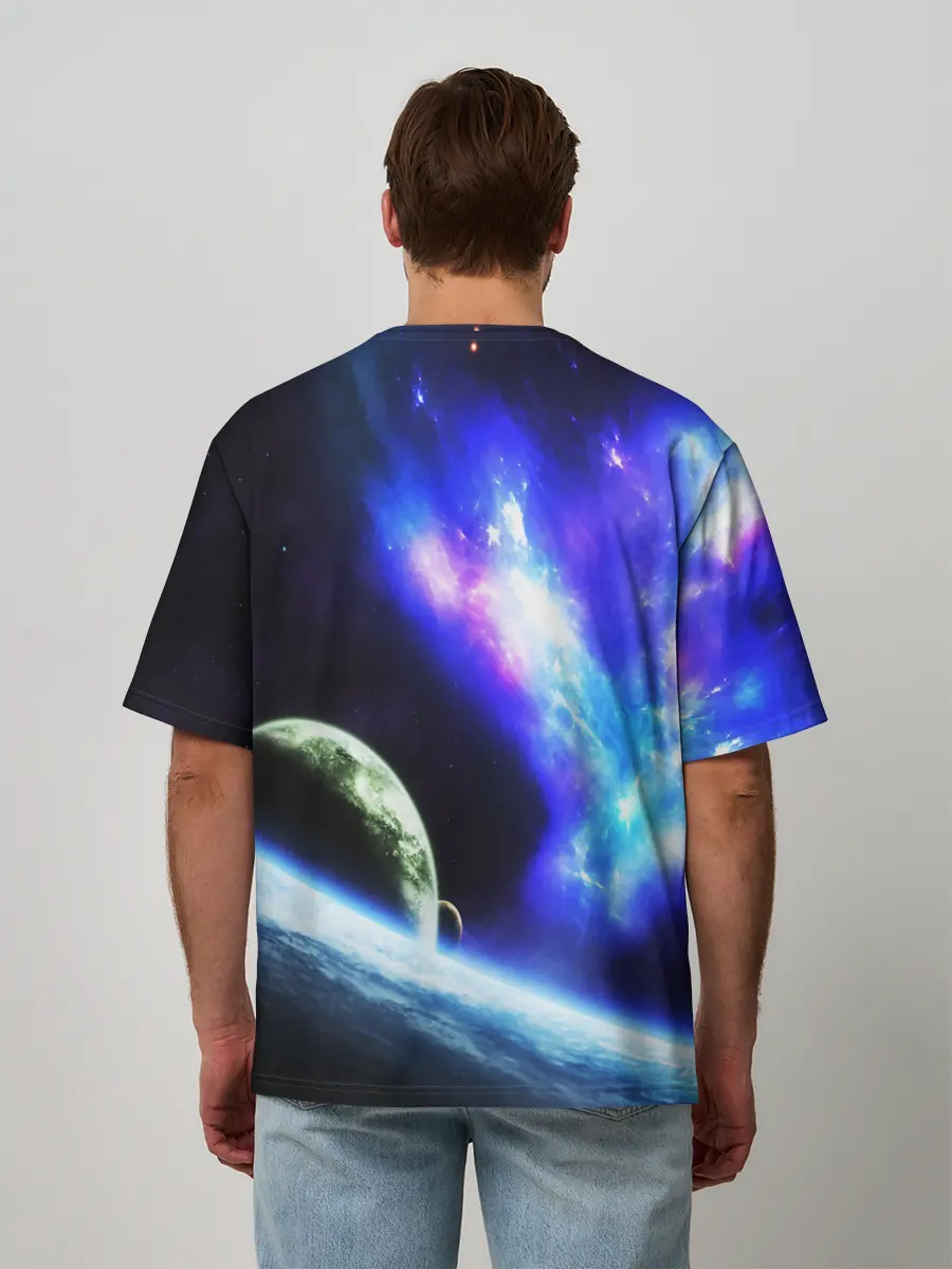 Мужская футболка оверсайз / ЗЕМЛЯ