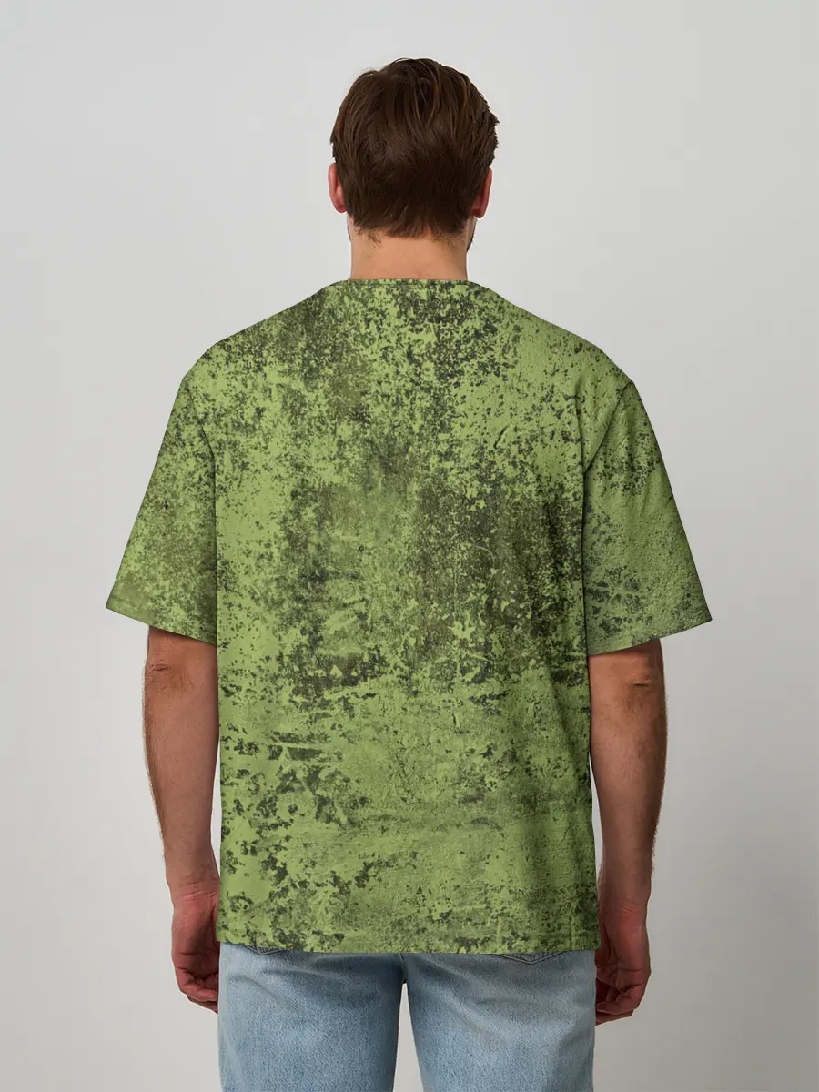 Мужская футболка оверсайз / Динозавр из груди | Dino