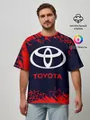 Мужская футболка оверсайз / TOYOTA / ТОЙОТА