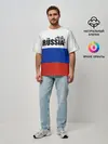 Мужская футболка оверсайз / Russia