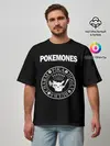 Мужская футболка оверсайз / Pokemones