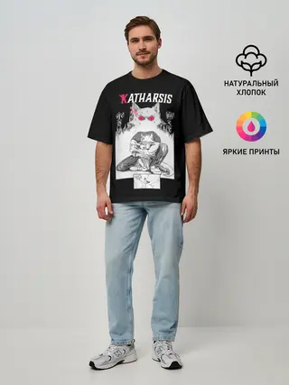 Мужская футболка оверсайз / Katharsis | Beastars
