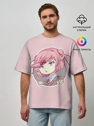 Мужская футболка оверсайз / Нацуки