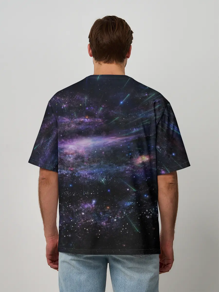 Мужская футболка оверсайз / Cosmos