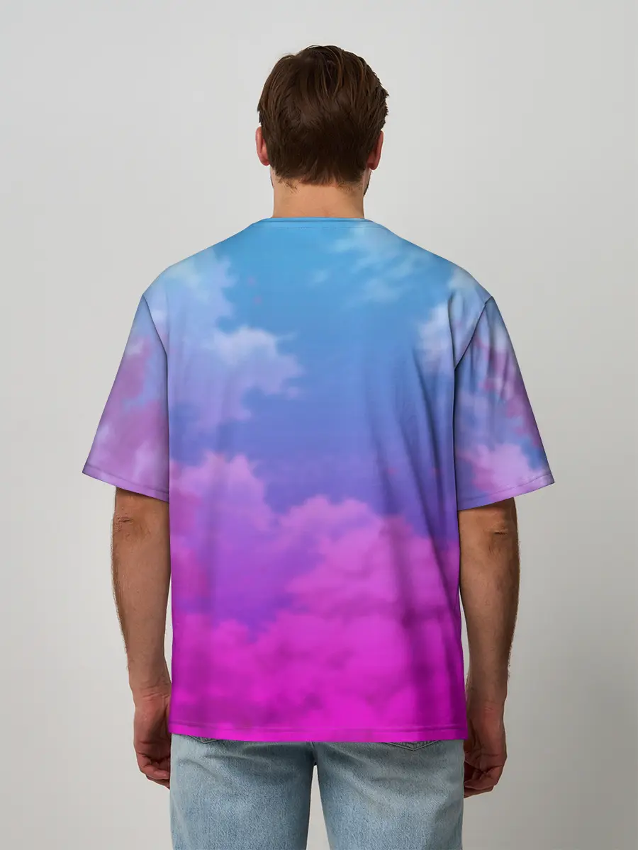 Мужская футболка оверсайз / Darling in the Franxx