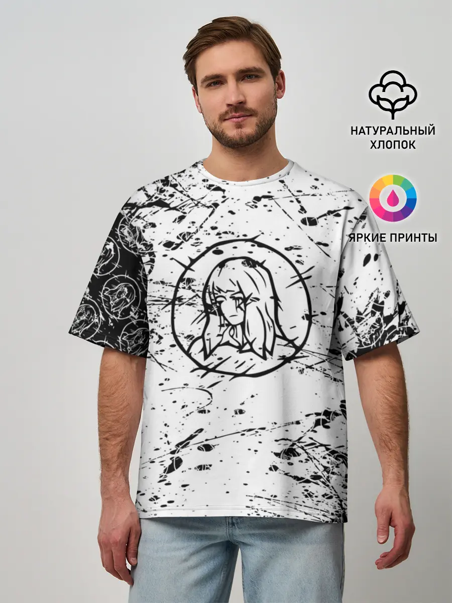 Мужская футболка оверсайз / velial squad / velial pharaoh