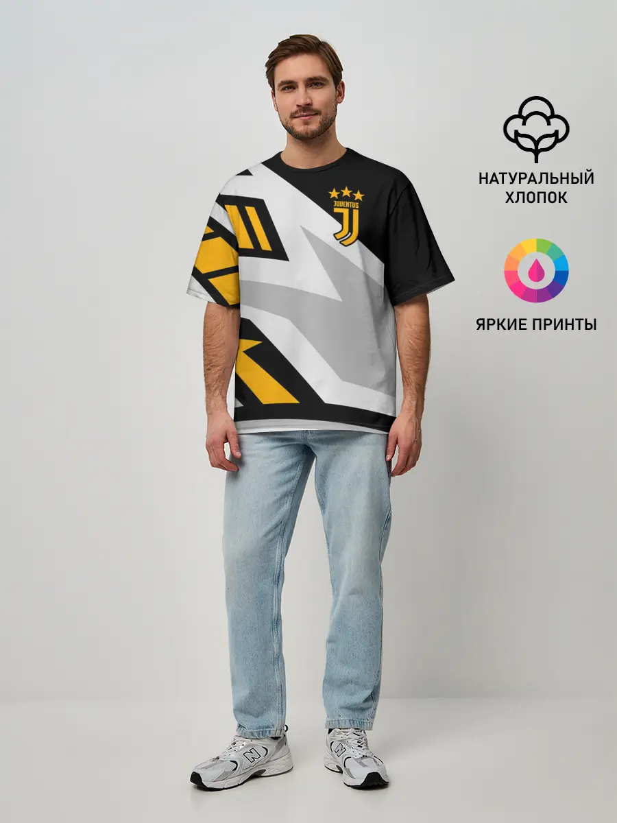 Мужская футболка оверсайз / Juventus