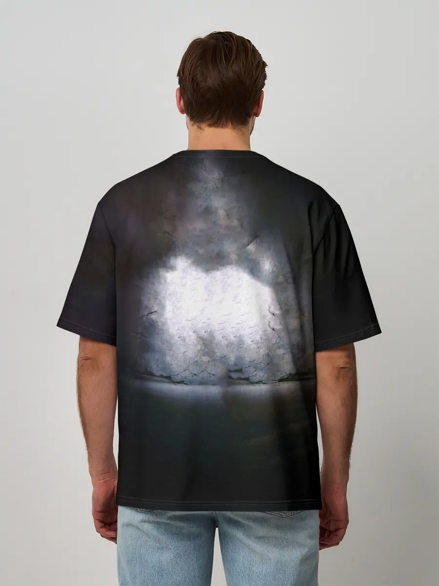 Мужская футболка оверсайз / I, the Mask - In Flames