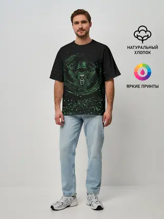 Мужская футболка оверсайз / ЧУЖОЙ | ALIEN
