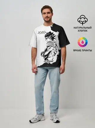 Мужская футболка оверсайз / JoJo Bizarre Adventure