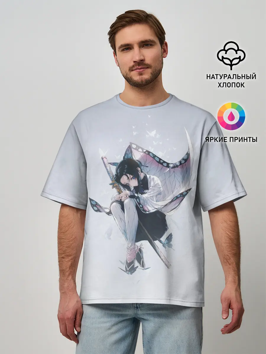 Мужская футболка оверсайз / Канае Котё