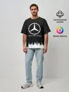 Мужская футболка оверсайз / Mercedes-Benz
