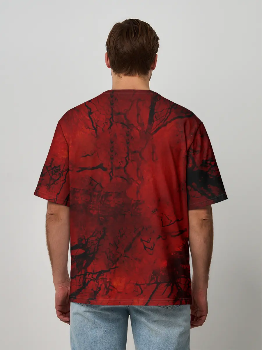 Мужская футболка оверсайз / Gears of hart