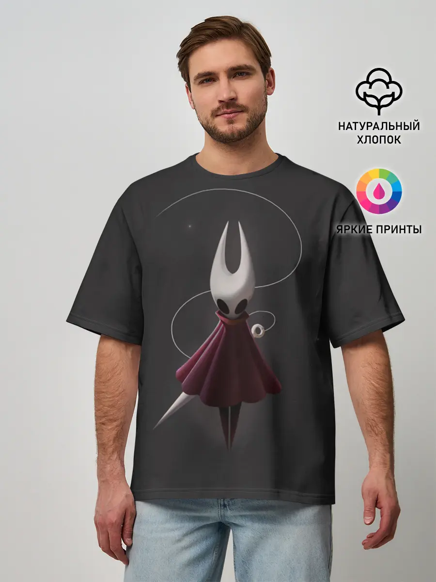Мужская футболка оверсайз / Hollow Knight