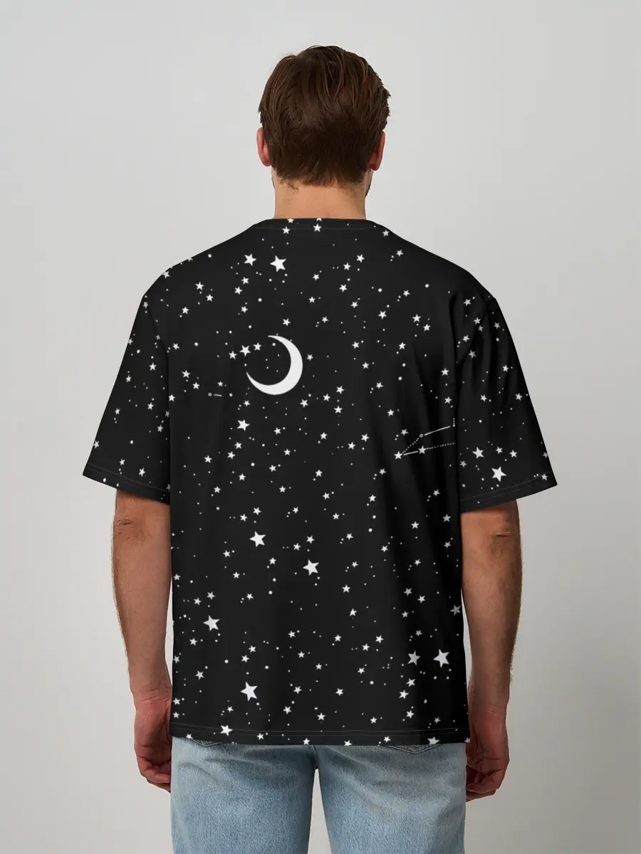 Мужская футболка оверсайз / Львица