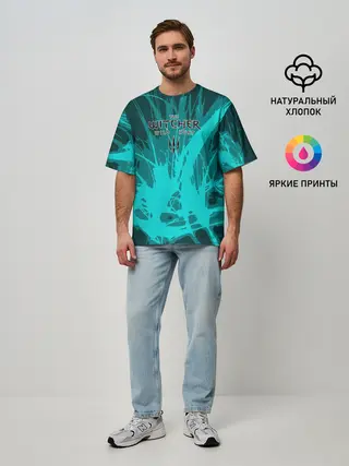 Мужская футболка оверсайз / ВЕДЬМАК