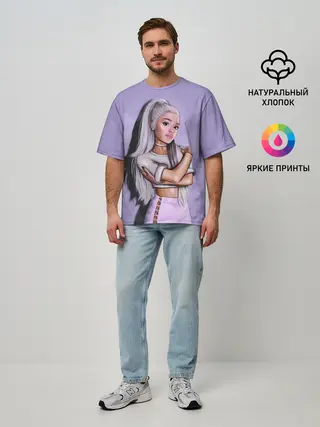 Мужская футболка оверсайз / Ariana Grande