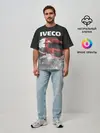 Мужская футболка оверсайз / Iveco truck