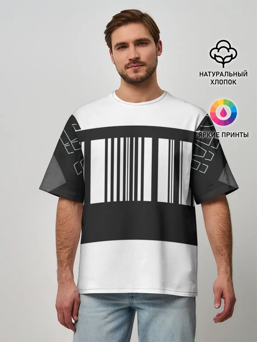 Мужская футболка оверсайз / MonaLiza