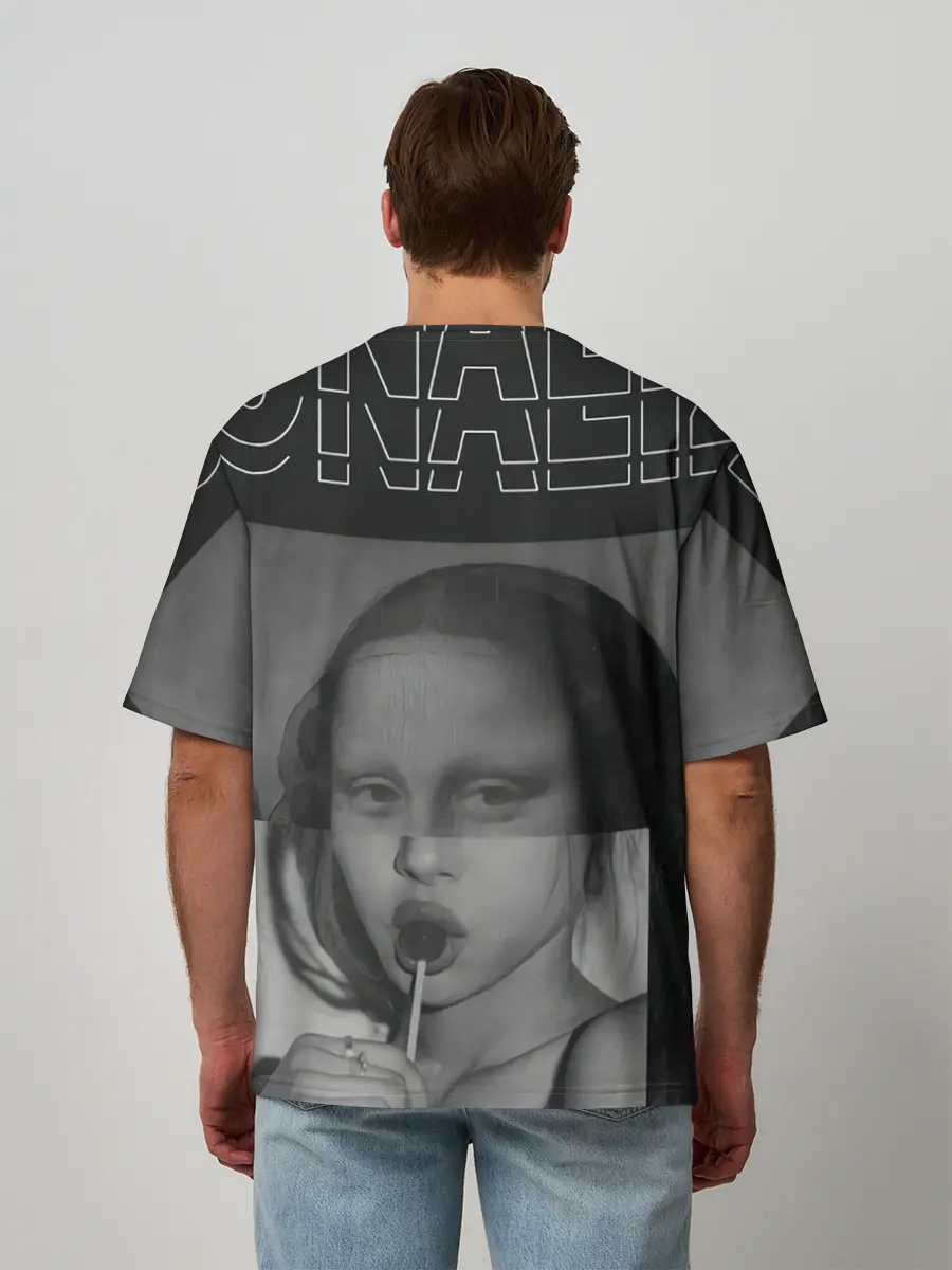 Мужская футболка оверсайз / MonaLiza