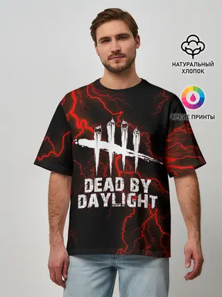 Мужская футболка оверсайз / Dead by Daylight