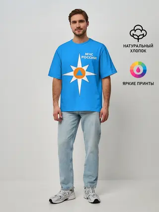 Мужская футболка оверсайз / МЧС России