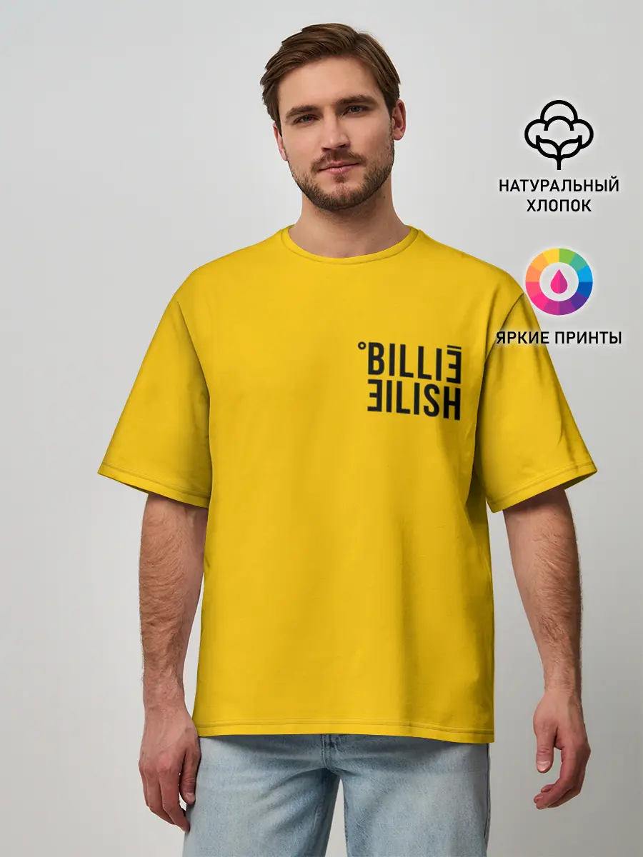 Мужская футболка оверсайз / BILLIE EILISH