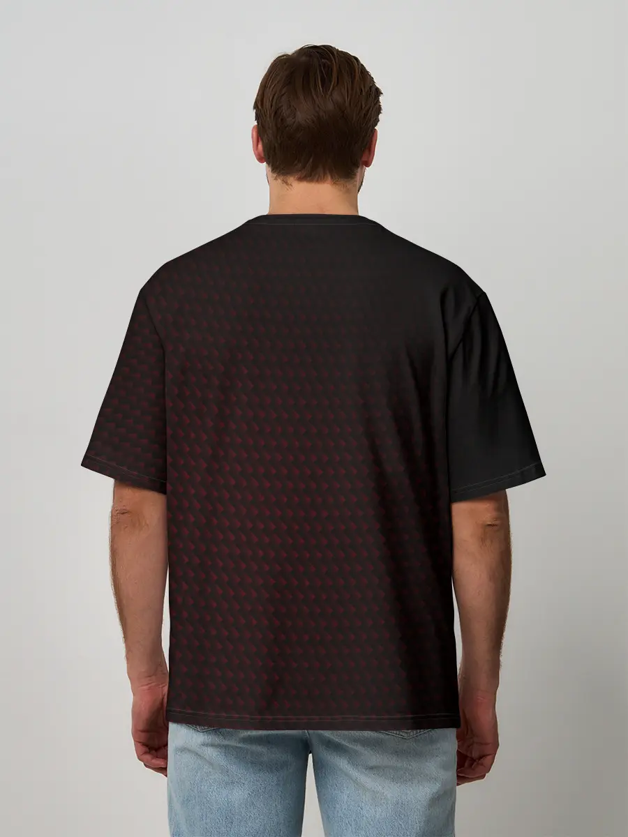 Мужская футболка оверсайз / MITSUBISHI / МИТСУБИСИ