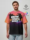 Мужская футболка оверсайз / Grand Theft Auto vice