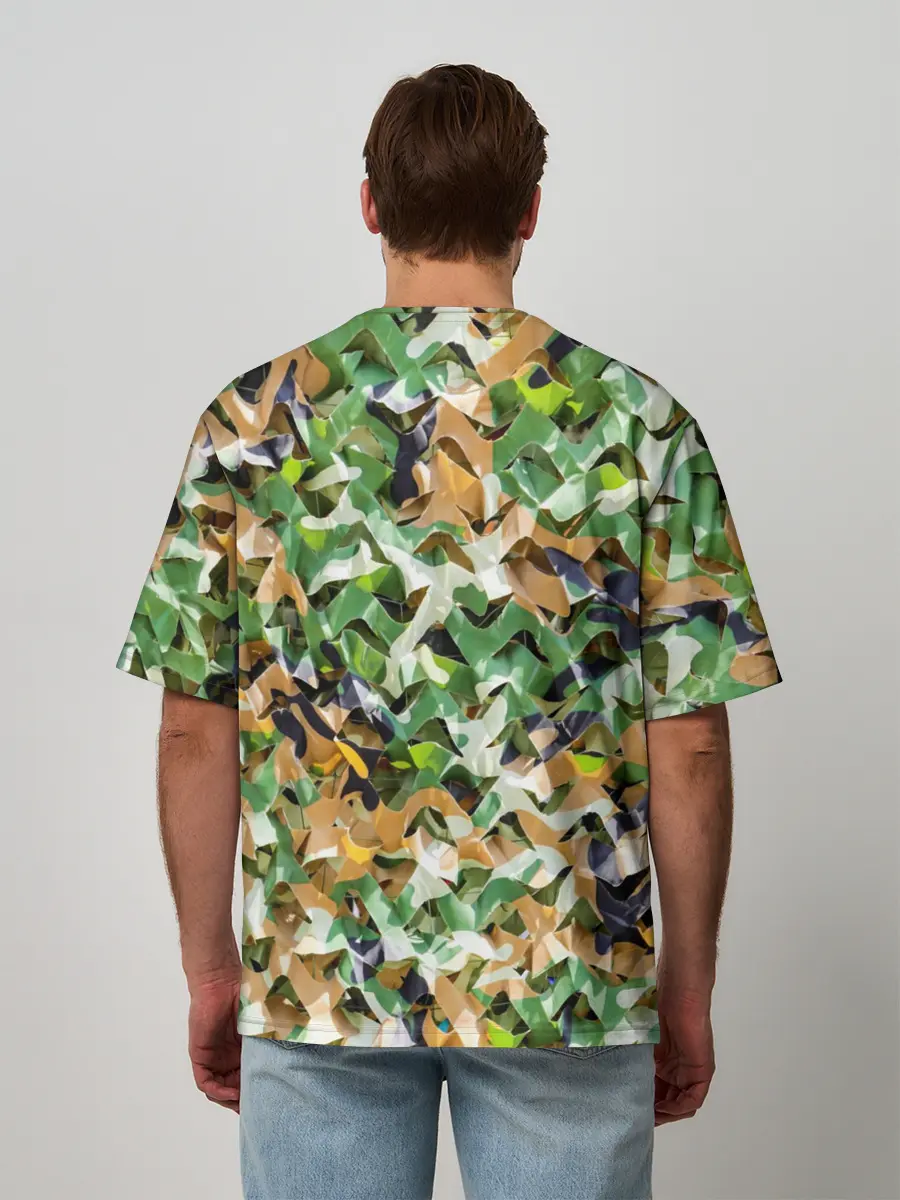 Мужская футболка оверсайз / Пейнтбол