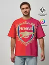 Мужская футболка оверсайз / FC Arsenal