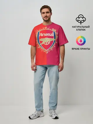 Мужская футболка оверсайз / FC Arsenal