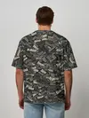 Мужская футболка оверсайз / Именной камуфляж. Лёха