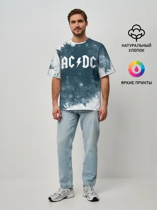 Мужская футболка оверсайз / AC/DC