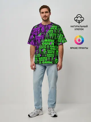 Мужская футболка оверсайз / UNDERTALE