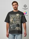 Мужская футболка оверсайз / Фреска Викинги