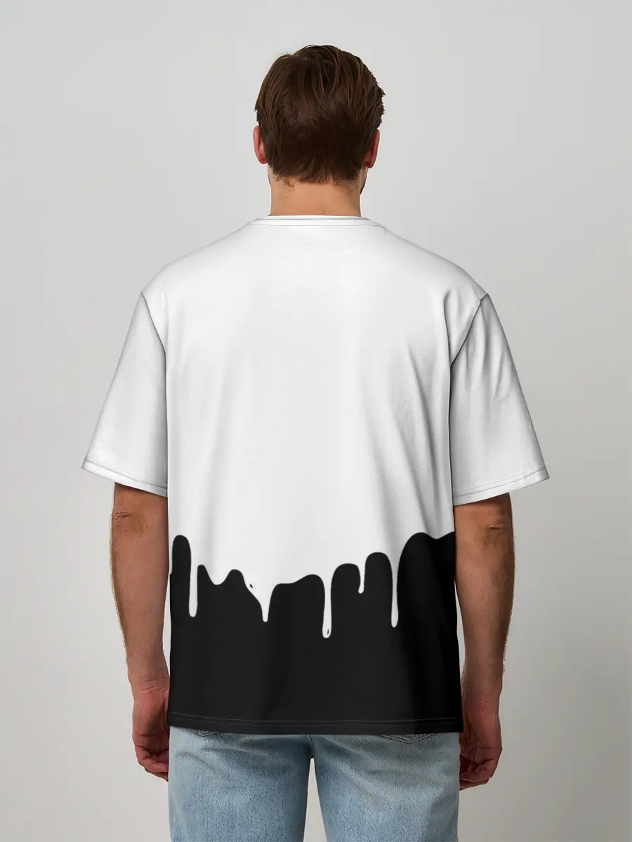 Мужская футболка оверсайз / Игра в кальмара