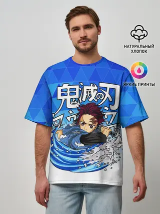 Мужская футболка оверсайз / ТАНДЖИРО