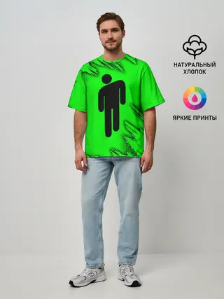 Мужская футболка оверсайз / BILLIE EILISH