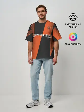 Мужская футболка оверсайз / Chelsea Prematch home
