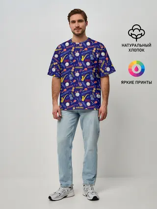 Мужская футболка оверсайз / Музыкант