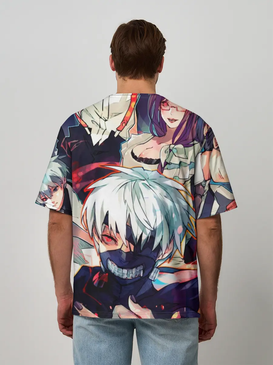 Мужская футболка оверсайз / Tokyo Ghoul
