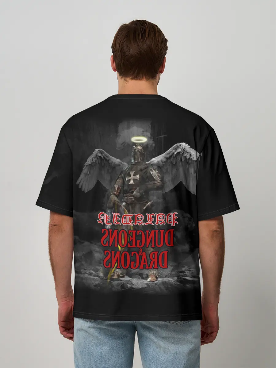 Мужская футболка оверсайз / Dungeons & Dragons | Паладин