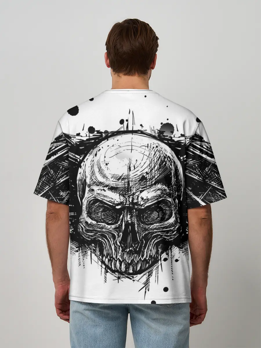 Мужская футболка оверсайз / Metallica